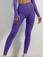 Dot Style High Waist Yoga Pants Stretch Leggings