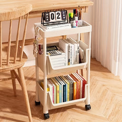 3-Layer Storage Shelf for Kitchen, Office, Dorm - Floor Standing, Portable