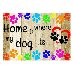 Dog Paw Diamond Art Kit - DIY Full Round Diamonds - Home Crafts 40x30cm