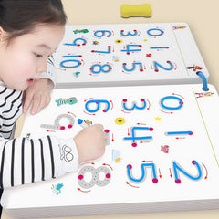 Reusable Educational Practice Books with Erasable Writing Trackpad