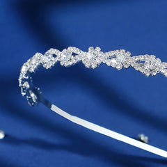 Rhinestone Silvery Hairband Headband Princess Tiara Wedding Birthday Cosplay