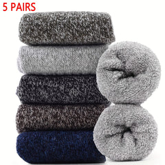 5 Pairs Soft Crew Socks Women's Stockings