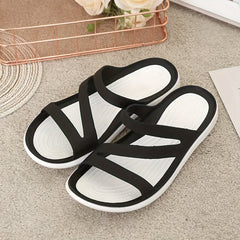 Women's Non-slip Summer Beach Flat Slides Slippers