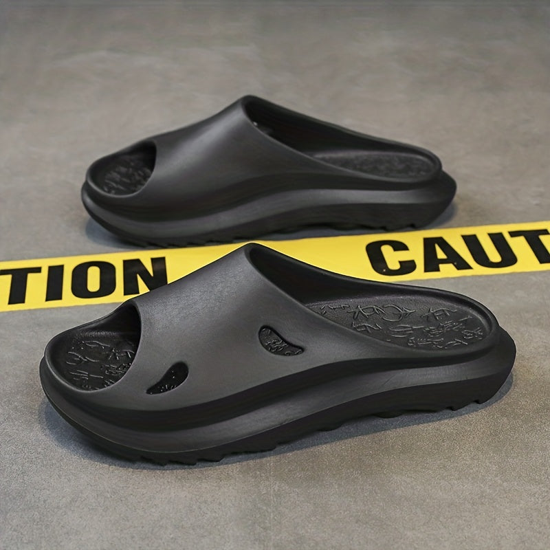 Men's Open Toe Anti-Skid Slippers Outdoor Platform Sandals