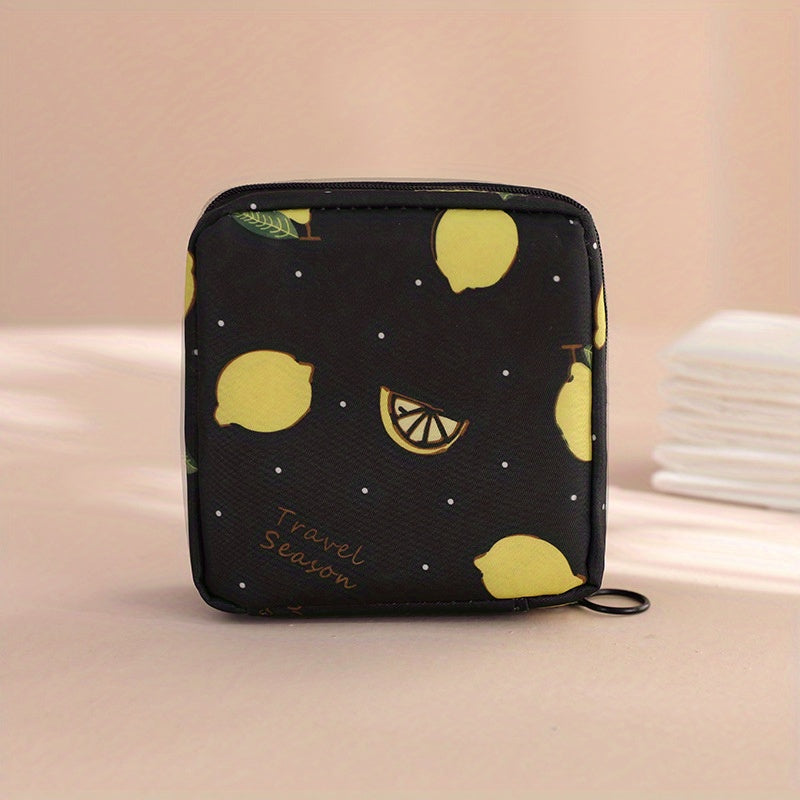 Large Capacity Sanitary Napkin Storage Bag Portable Aunt Towel Bag