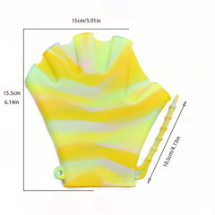 Diving Gloves Silicone Fins Resistant To Cuts For Swim Training