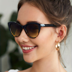 Tortoiseshell Cat Eye Sunglasses UV400