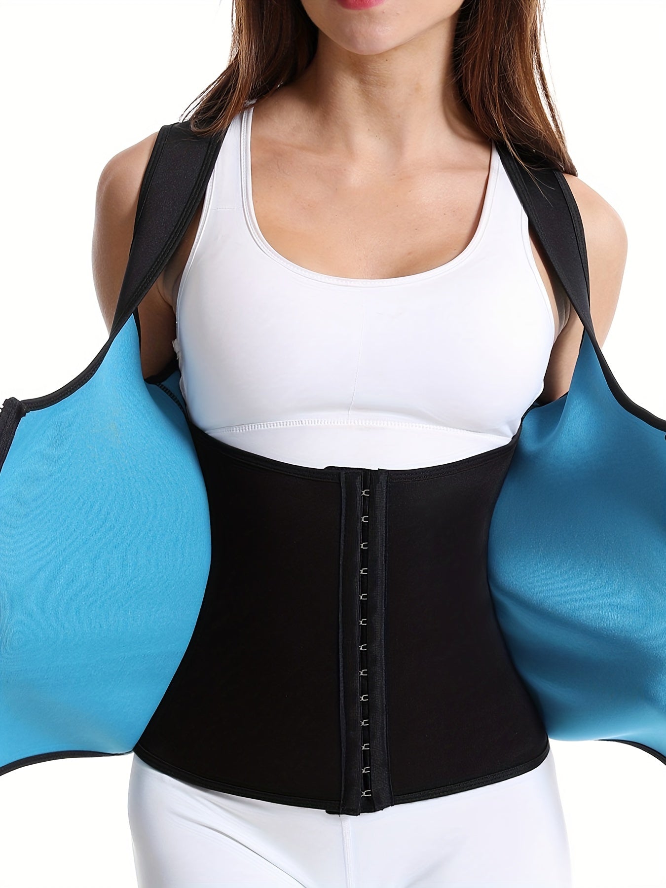 Sporty Waist Trainer Vest Slimming Hip & Tummy Control Top
