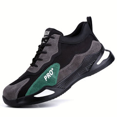 Men's Puncture Proof Work Safety Shoes Steel Toe Anti-Skid Sneakers