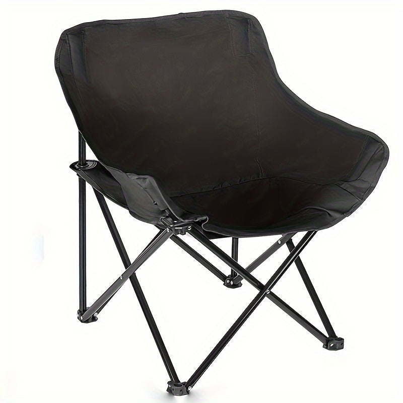 Portable Moon Chair Folding Chair Camping Lightweight with Storage Bag