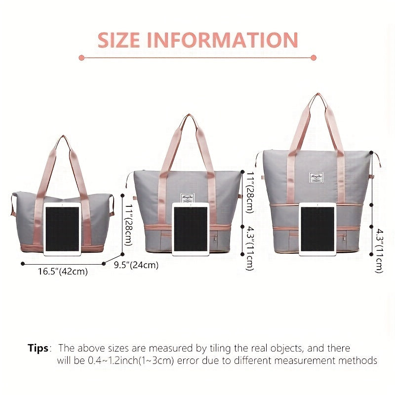 Waterproof Fitness Bag with Shoe Pocket