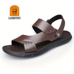 LAORENTOU Men's Non Slip Sandals Comfy Beach Shoes Summer
