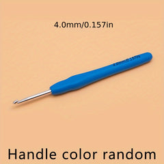 1pc Crochet Hooks Set 2mm Ergonomic Handle For Beginners & Experience