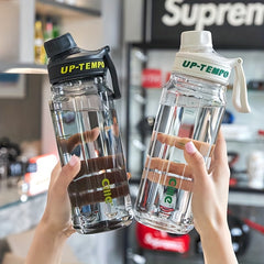 680ml Clear Water Cup with Filter, Leakproof Lightweight Bottle
