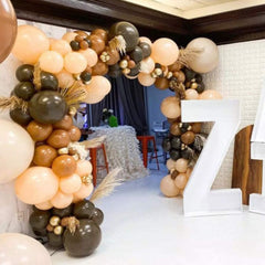 Coffee Balloon Ring Set for Party & Wedding Arch Kit