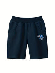 Helicopter Print Boys Comfortable Shorts for Summer Outdoor