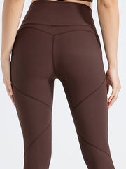 High Waist Rib Knit Tummy Control Yoga Leggings Women's Activewear