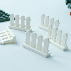20pcs Fence Building Block Parts for Kids DIY City Bulk Brick