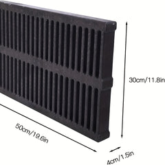High Molecule Sewer Cover Resin Filter Board Rainwater Grille Rectangle Drain