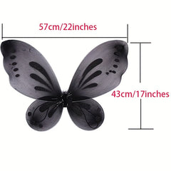Kids Butterfly Fairy Wings for Dress Up - Christmas Halloween Party Supplies