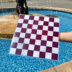 Large Checkerboard Silicone Mold for Game Props Making