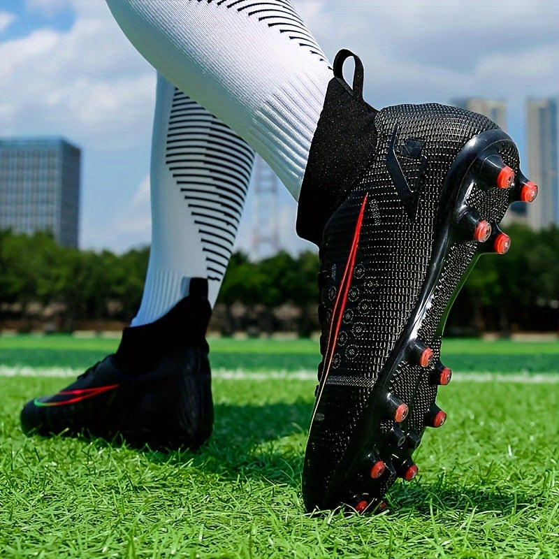 Kid's Spiked Football Cleats for Outdoor Training and Competition