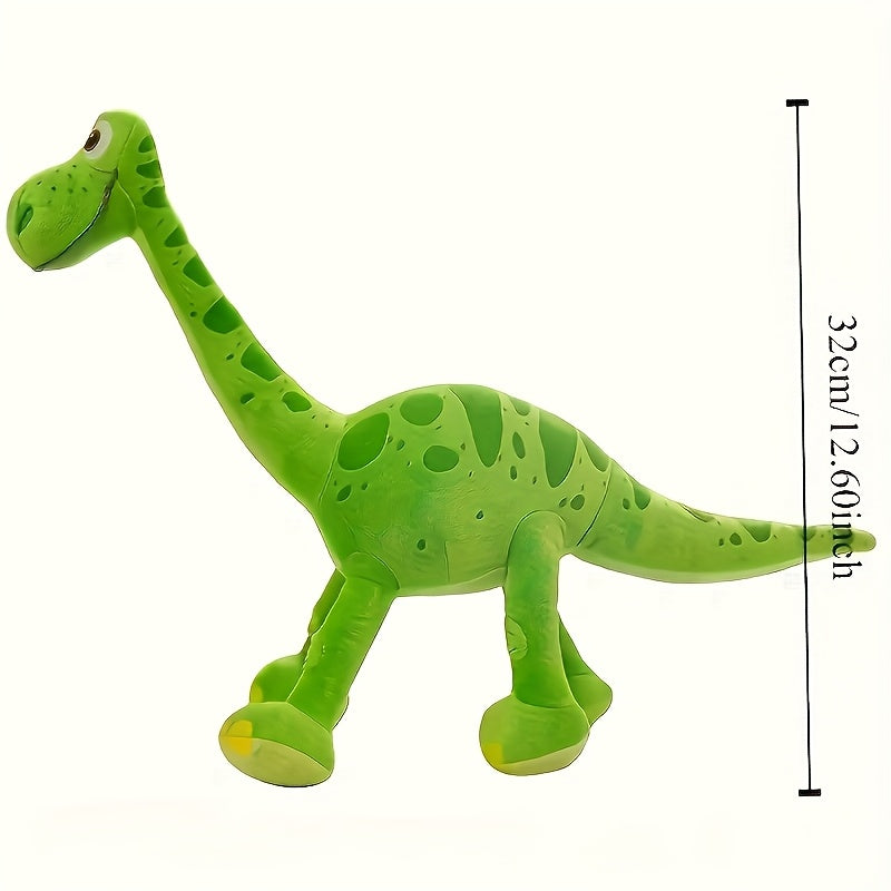 Soft Velociraptor Dinosaur Stuffed Animal Green Eyes Smile