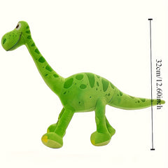 Soft Velociraptor Dinosaur Stuffed Animal Green Eyes Smile