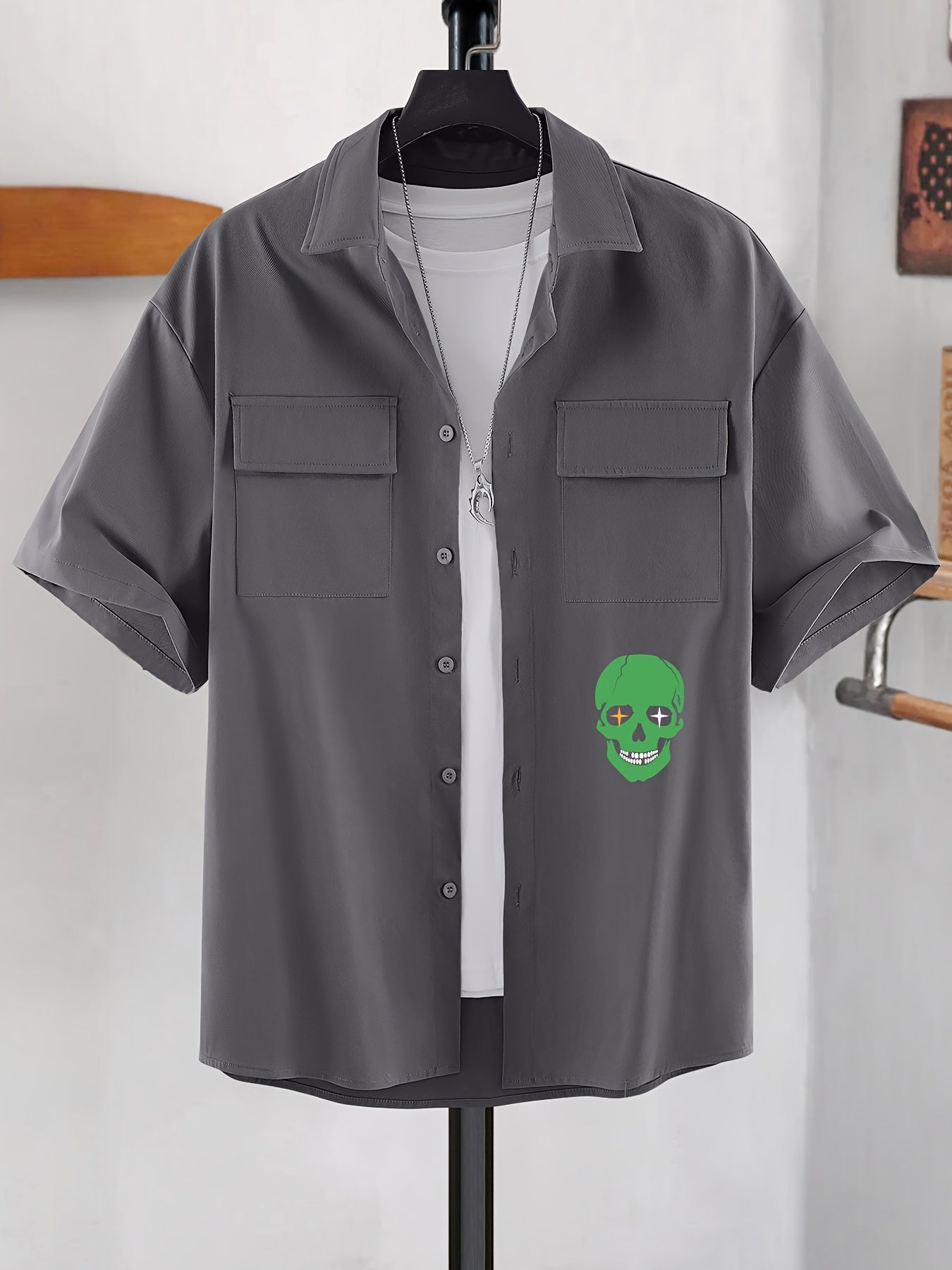 Men's Short Sleeve Cargo Shirt w/ Pocket