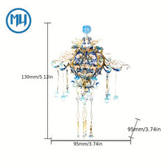 Mu Sachet 3D Metal Puzzle Model - Gift for Girlfriend - Car Pendant