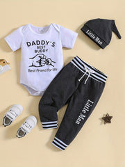 Boys Daddy's Buddy Onesies & Sweatpants Set