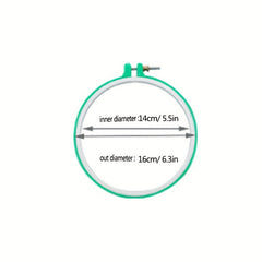 Multicolor Embroidery Hoop for Crafts DIY Cross Stitch Stand