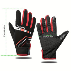 Cycling Sports Gloves Anti Slip Touch Screen Full Finger Autumn Winter Warm
