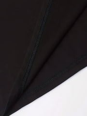 Floral & Letter Print Lounge Top Crew Neck Women's Loungewear