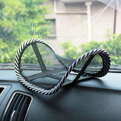 Car Headrest Mesh Neck Pillow Breathable Mini Waist Pillow