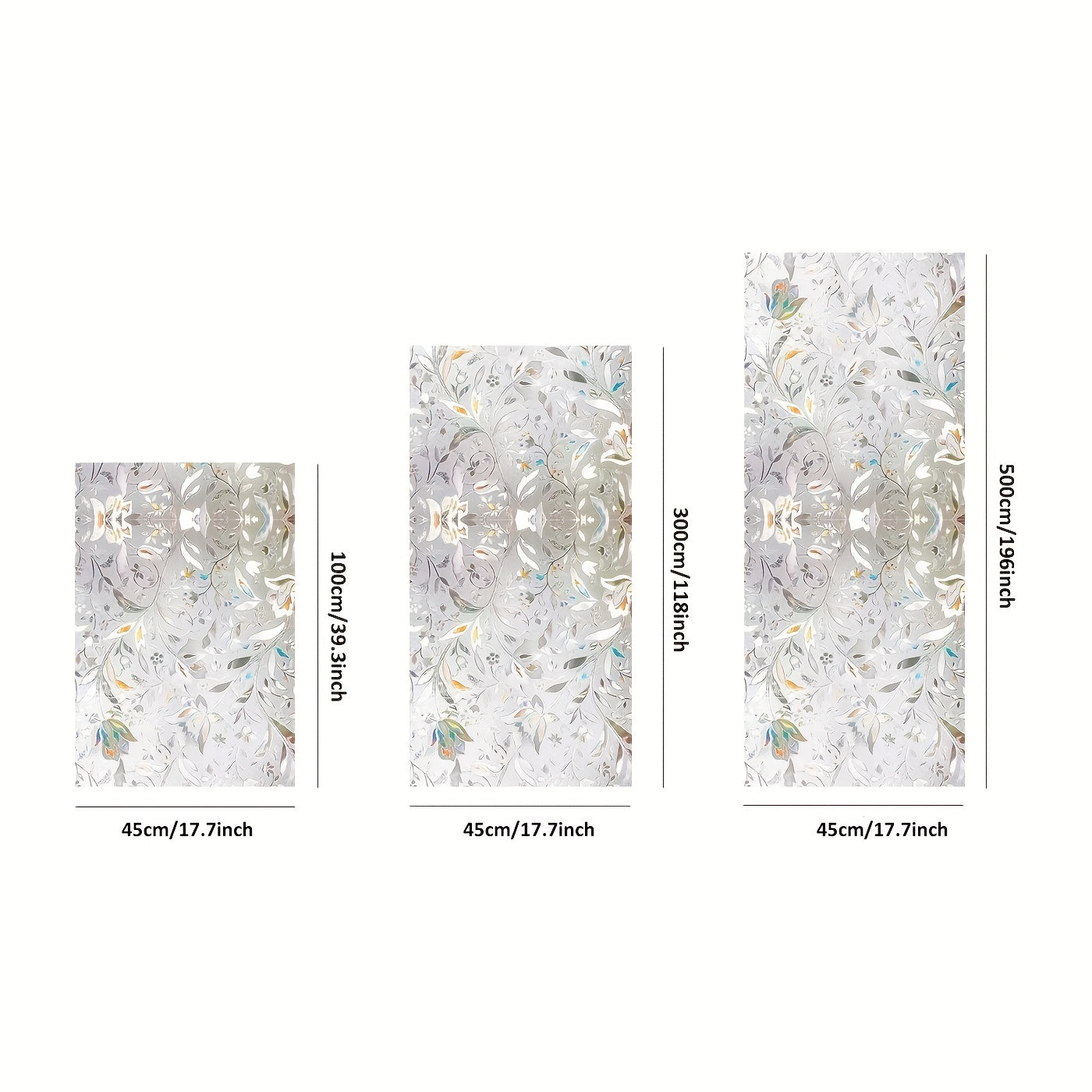 Tulip Window Stickers - Frosted Prism Film for Privacy and UV Protect