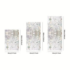 Tulip Window Stickers - Frosted Prism Film for Privacy and UV Protect