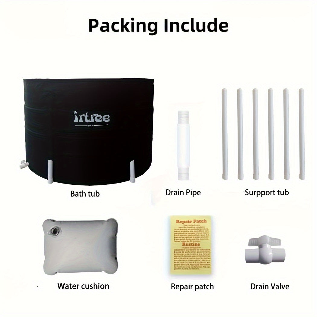 Portable Bathtub Soaking Tub Folding Bathtub Ice Bath Tub