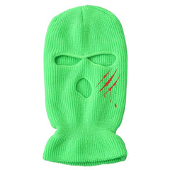 Embroidered Funny 3 Hole Ski Mask Women Balaclava