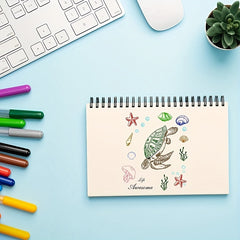 Summer Marine Animals Series Rubber Seal Stamps for Card Making