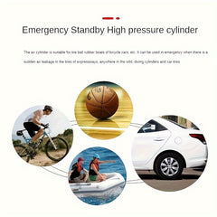 304 Stainless Steel Manual Air Pump Lightweight Portable 30MMPA 40