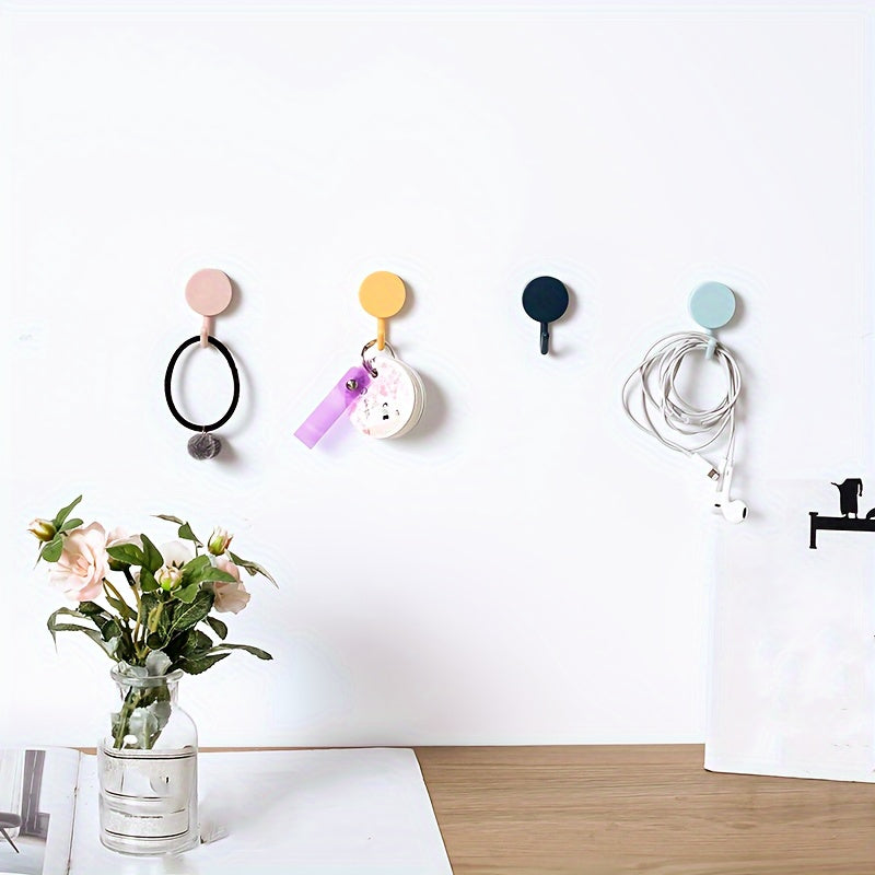 10pcs Self Adhesive Wall Hook Without Drilling