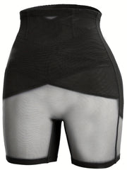 Tummy Control Butt Lifting Mesh Body Shaper Biker Shorts
