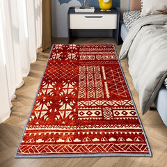 Geometric Pattern Loop Pile Fabric Rug - Various Sizes Available