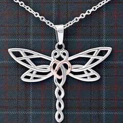 Dragonfly Pendant Necklace With Message Card - Gift For Daughter