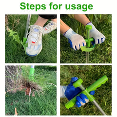 Standing Plant Root Remover Manual Weed Puller Tool Stand Up Weeder