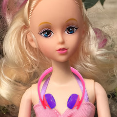 Dollhouse Wireless Earphones Colorful Headphones