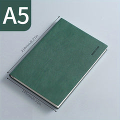 1pc PU Soft Leather Thickened Notebook 96 Sheets