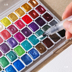 70pcs Watercolor Paint Set with Detail Brush - Art Supplies for Artists