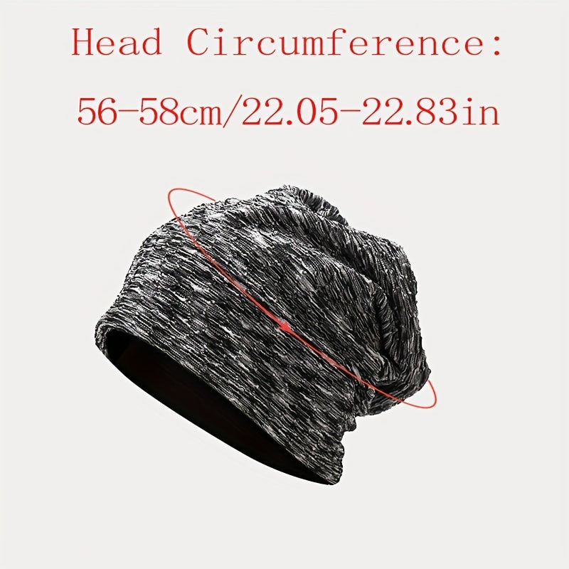 Tie Dye Ear Protection Stacking Hat for Autumn and Winter